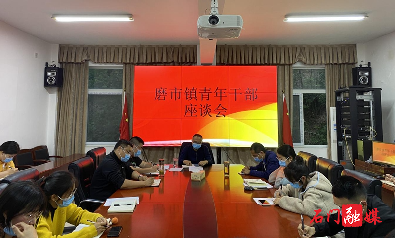 磨市镇：召开青年干部座谈会1.jpg