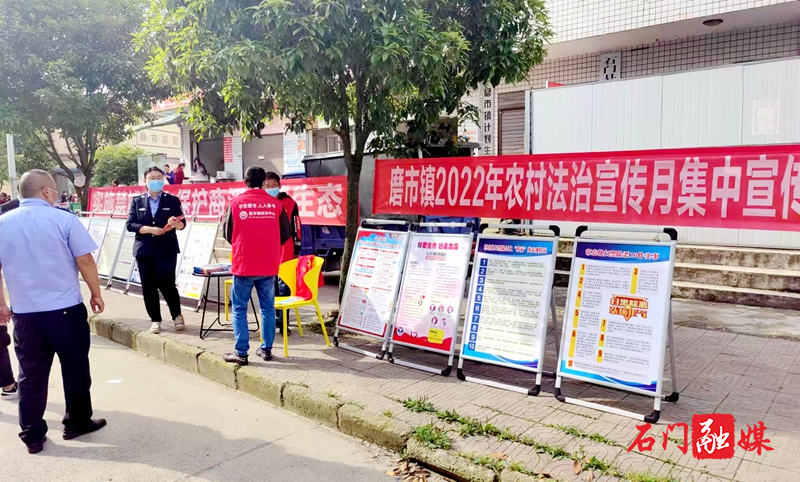 石门磨市镇：开展2022年农村法治宣传月活动1.jpg