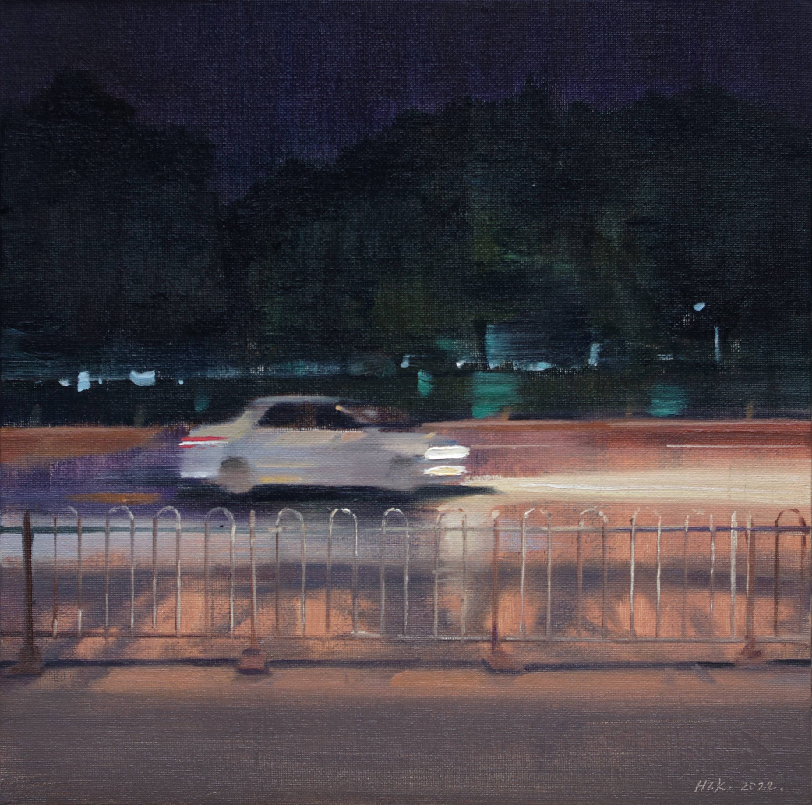 黄子恺 《城·夜No·61》 30×30cm 布面油画 2022年(1).jpg