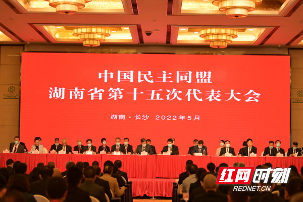中国民主同盟湖南省第十五次代表大会开幕 陈晓光视频致词祝贺