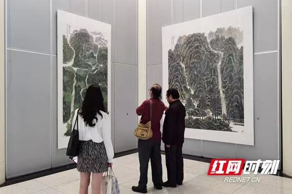 浯溪草堂·谢石山山水画展开幕 140幅作品描绘山水之美