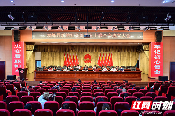 娄底市双峰县新的社会阶层人士联合会正式成立