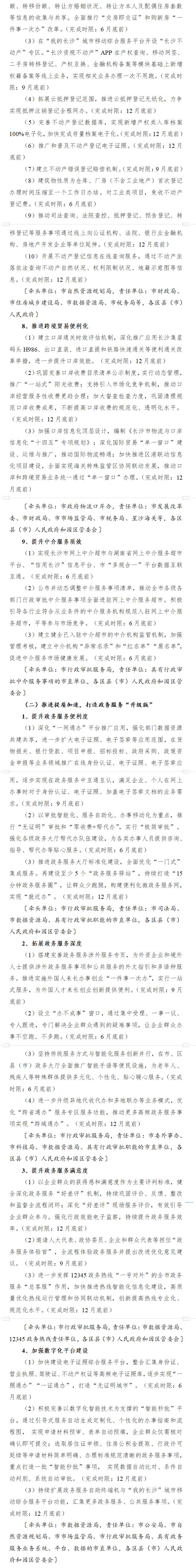 长沙发布“建设国际国内一流营商环境行动方案”，全力打造“升级版”