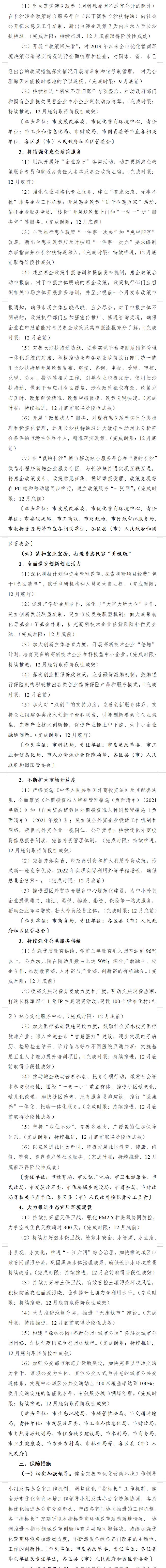 长沙发布“建设国际国内一流营商环境行动方案”，全力打造“升级版”