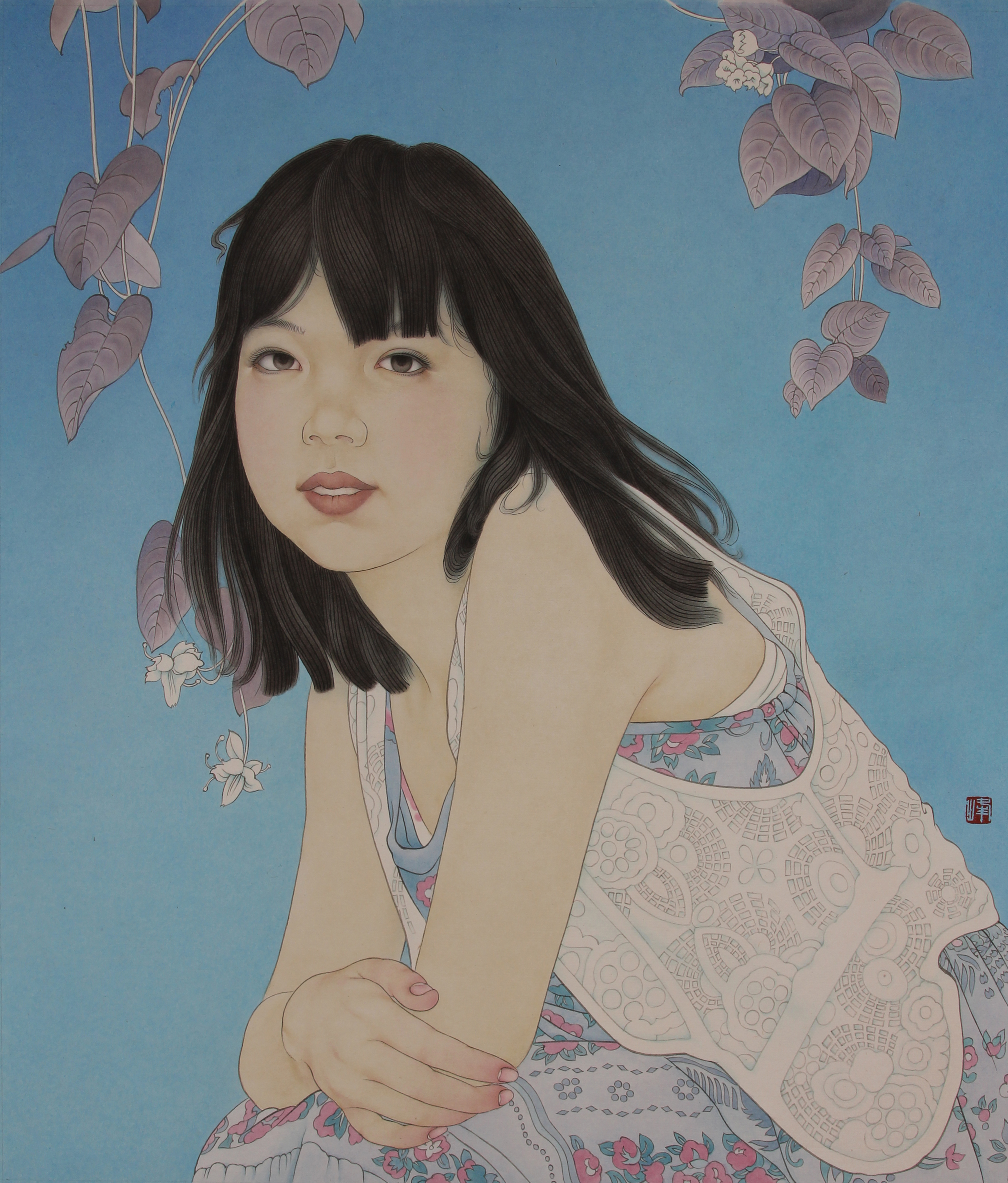 《记忆中的那个夏天》  53.3x53.3cm  2011年.jpeg