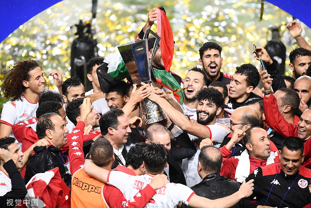 突尼斯大胜日本，麒麟杯夺冠。