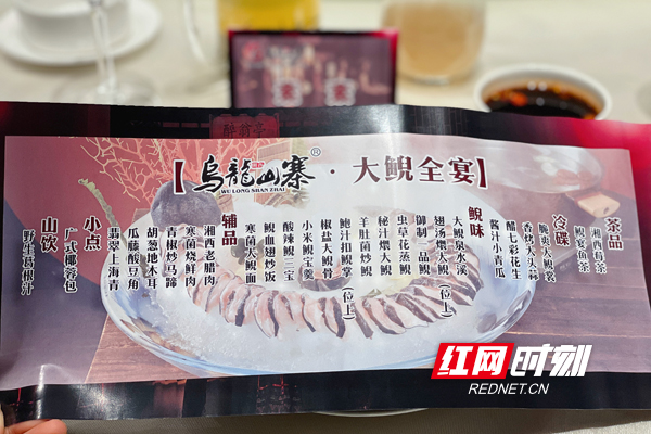 湖南特色优质食材助推乡村振兴 乌龙山寨首创“大鲵宴”