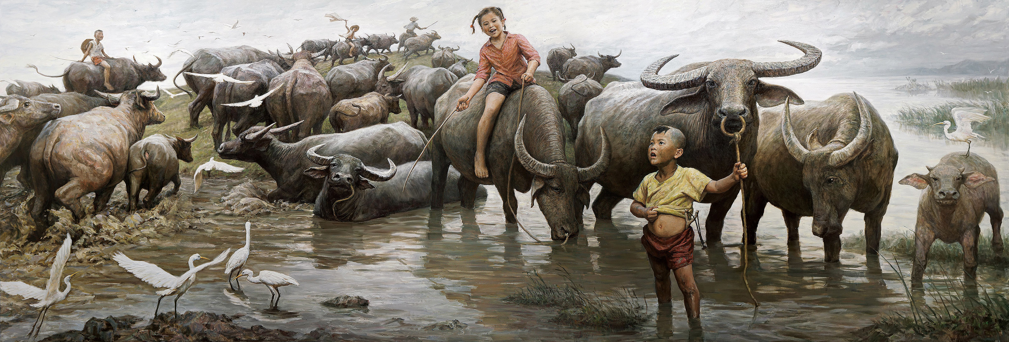 湿地上的童年600x220cm.jpg