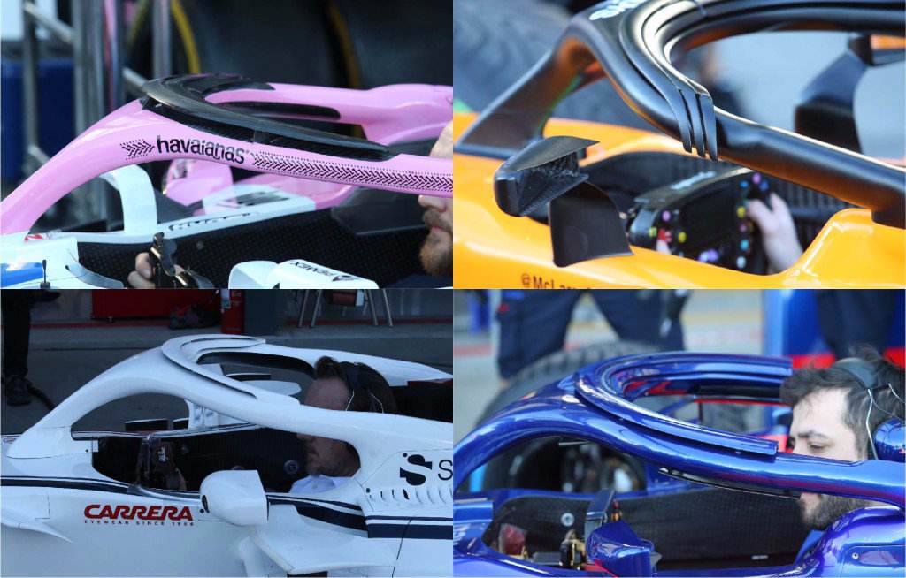 HALO系统在车手座舱前增加了钛合金保护圈。