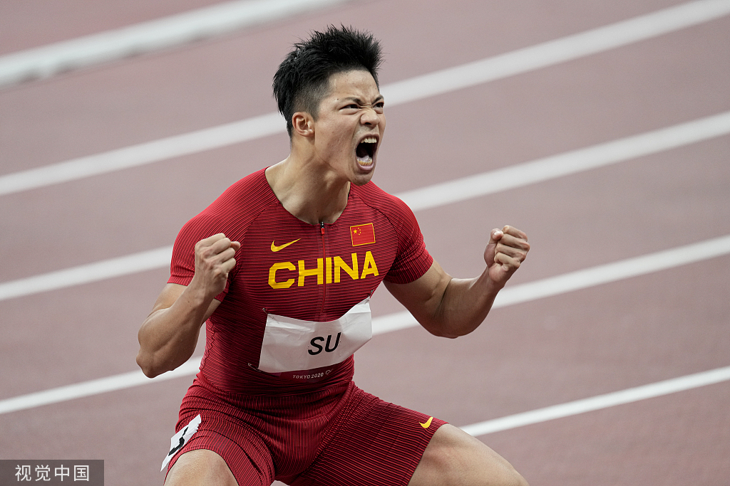 苏炳添为中国田径取得重大突破。