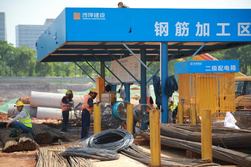 图为项目施工现场。