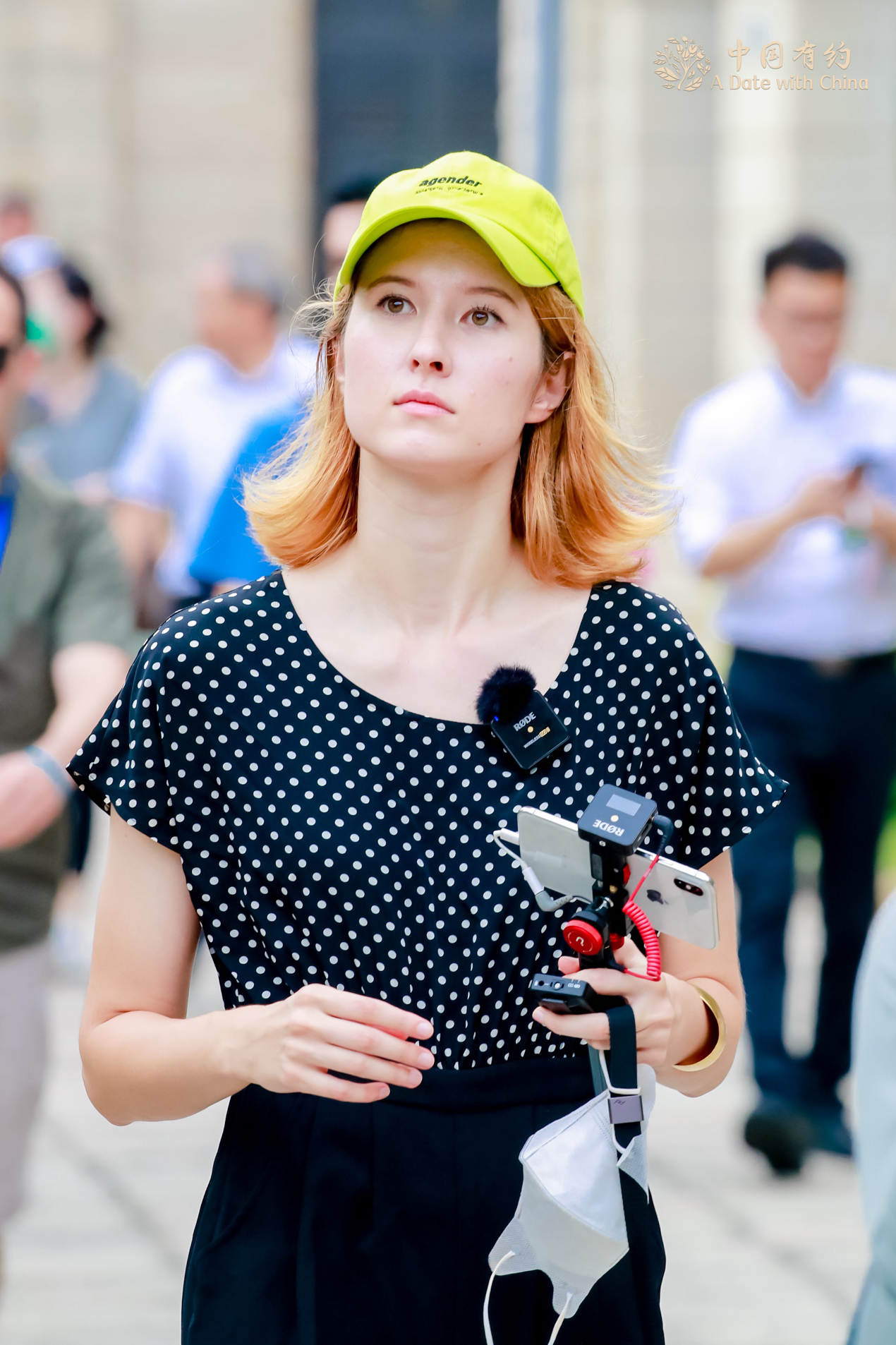 采访团俄罗斯籍网络名人 环环