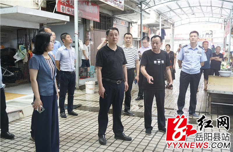 在大圆岭市场察看市场经营秩序、卫生状况.jpg