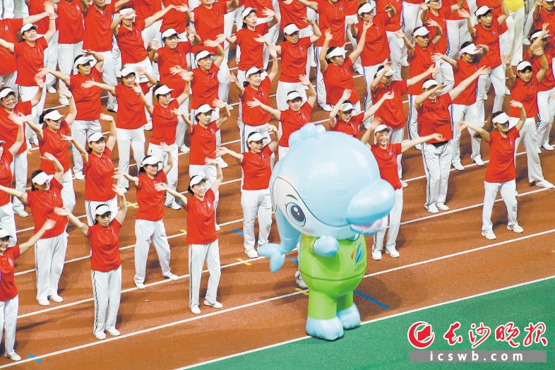 开幕式彩排现场