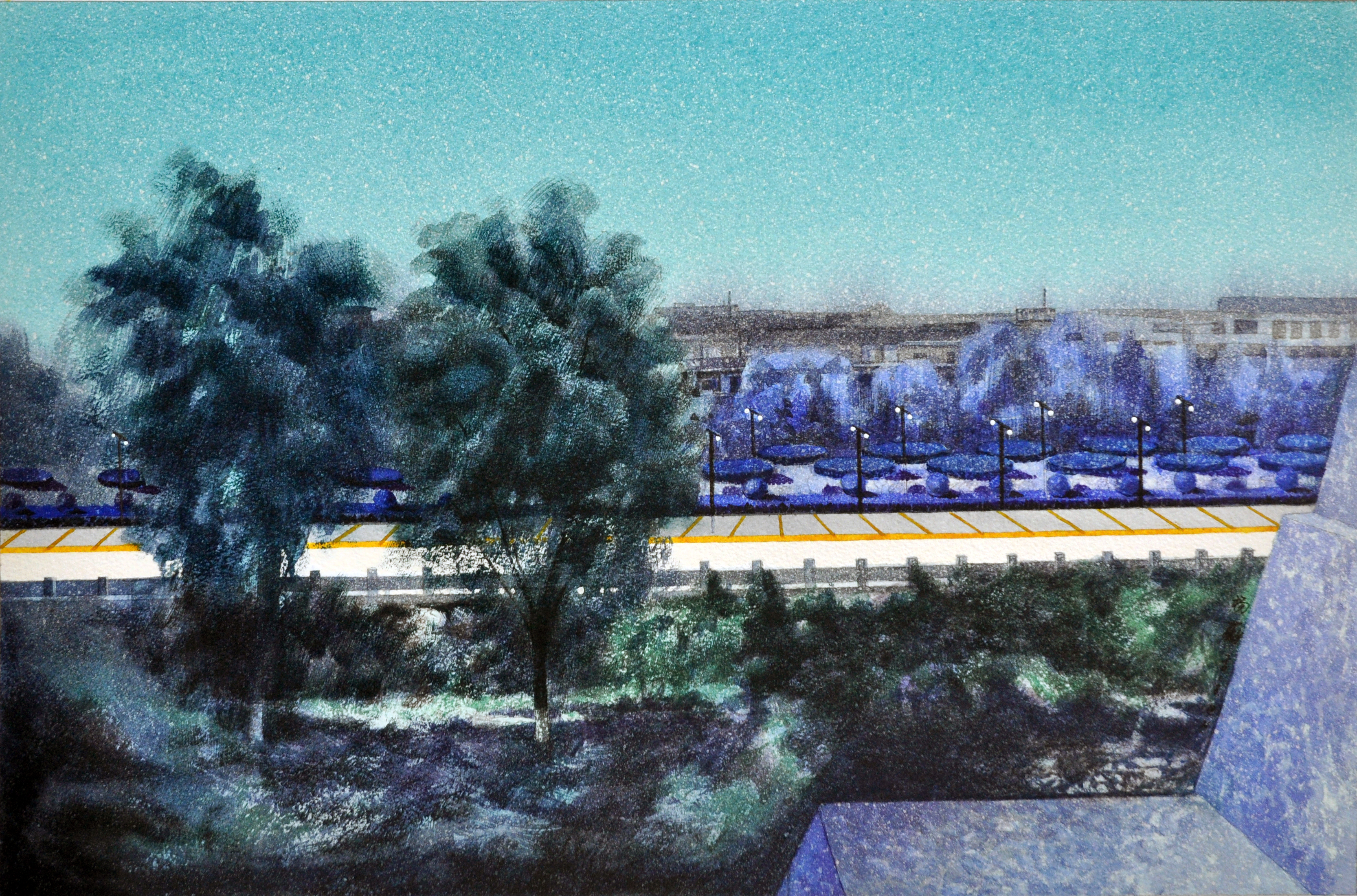 《城北有信使之一》 36×54cm 纸上水彩 2018.jpg