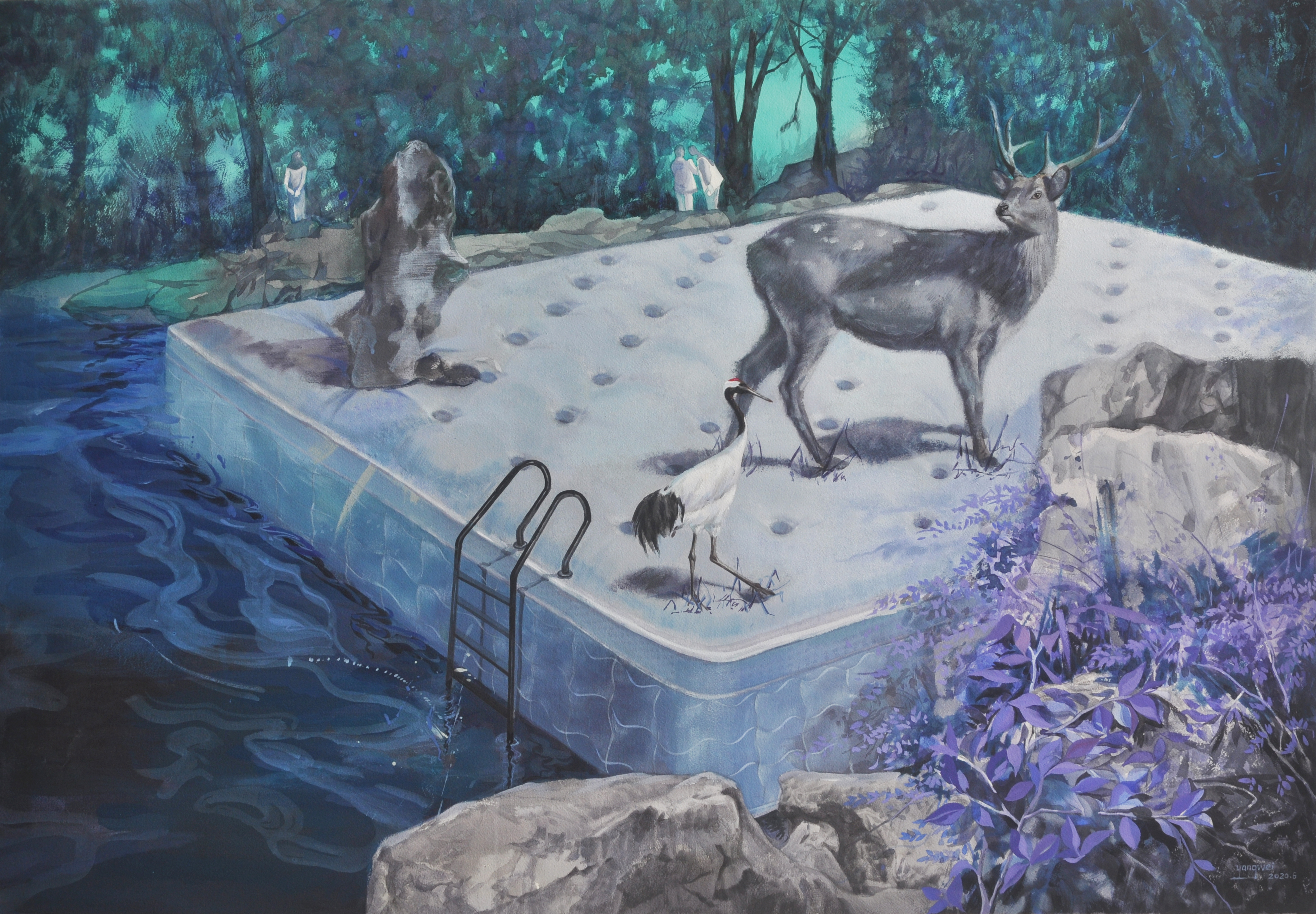 《诗意地栖居之一》78×109cm   纸上水彩   2020.jpg