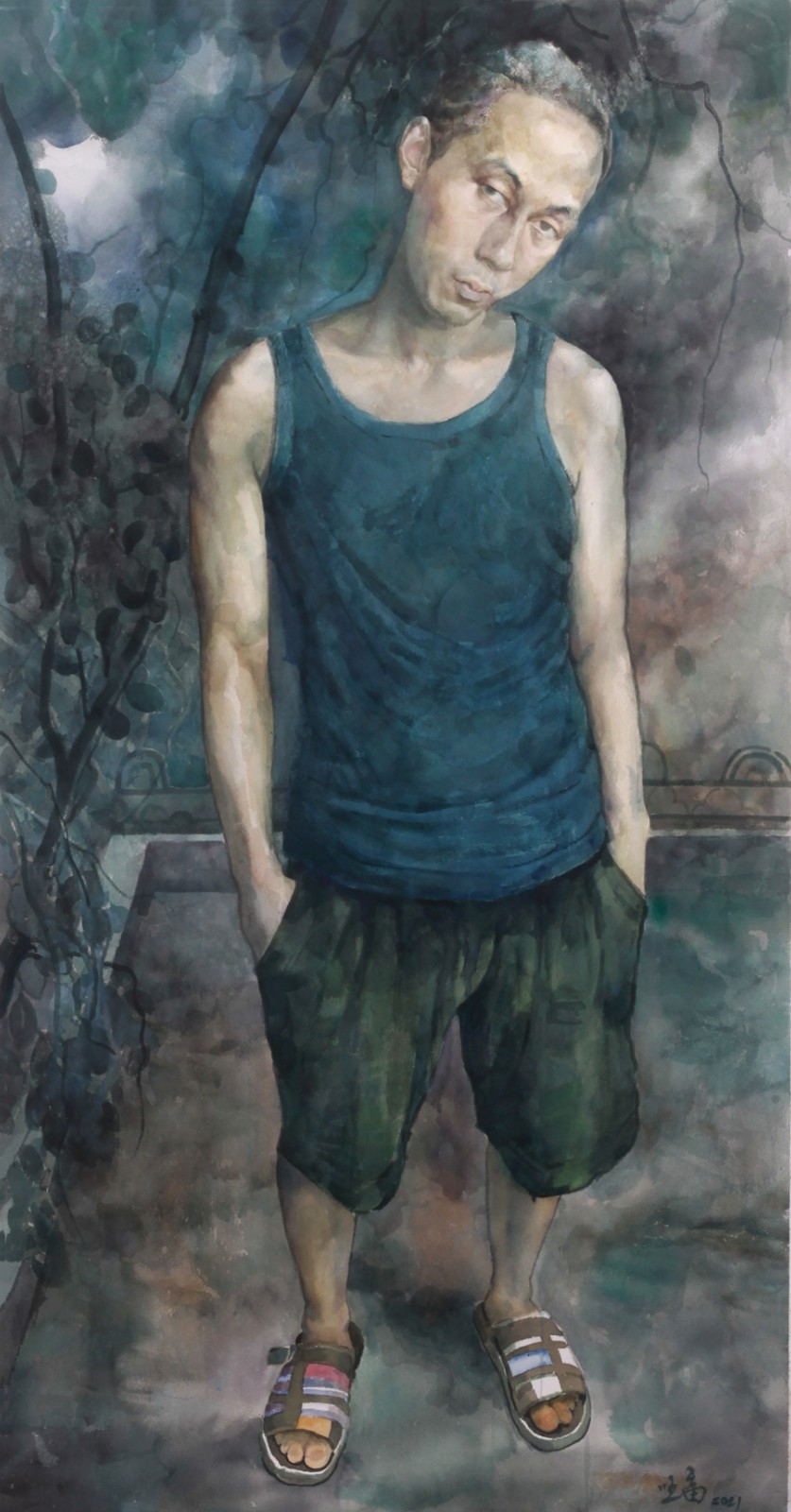 《三好青年》尺寸:160CM×90CM。2019_副本.jpg
