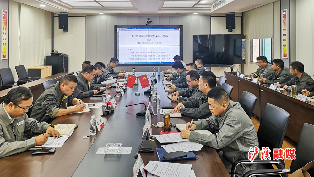 21国网泸溪县供电公司党委理论学习中心组集中学习讨论党的二十大报告.jpg