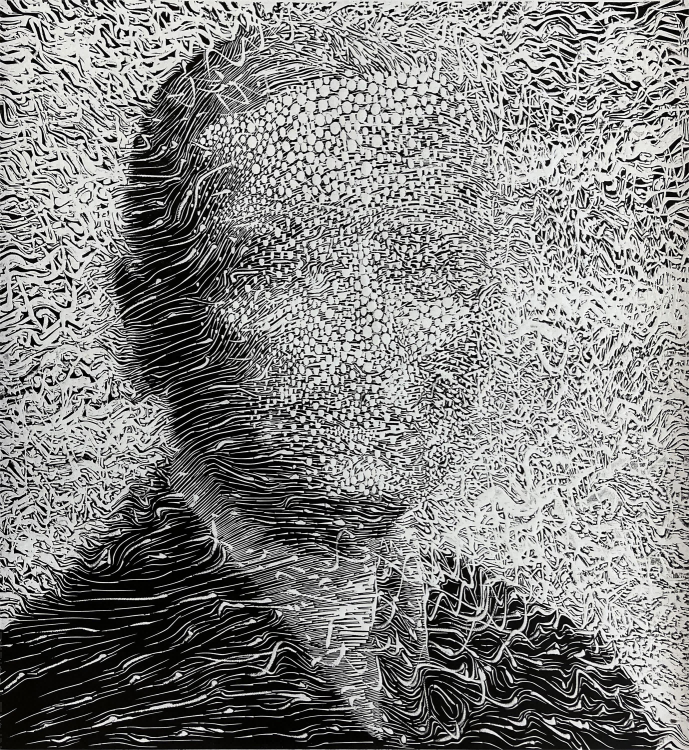 15-刘京作品，《面孔-02》，木版，60cm×60cm，2022年(1).png