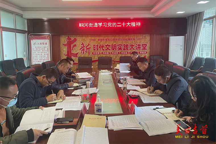 党建引领 着力践行 峒河街道召开传达学习党的二十大精神会议.png 党建引领 着力践行 峒河街道召开传达学习党的二十大精神会议.png