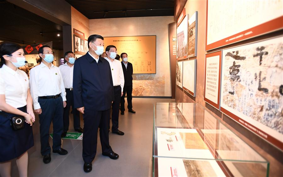 Xi visits revolution-themed exhibition hall in Hunan