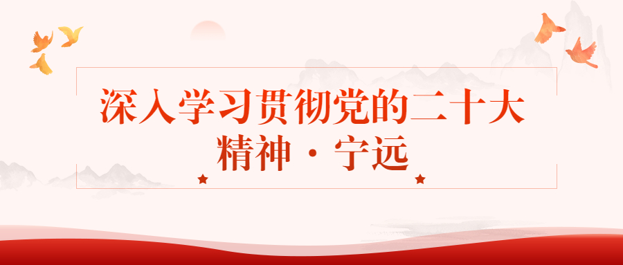 深入學習貫徹黨的二十大精神·寧遠