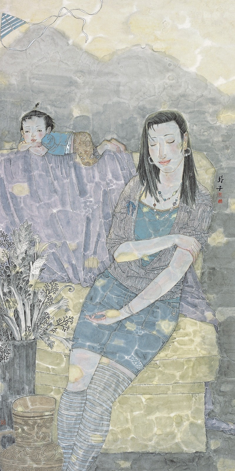 温暖的时光之一136x68cm+2012年.jpg