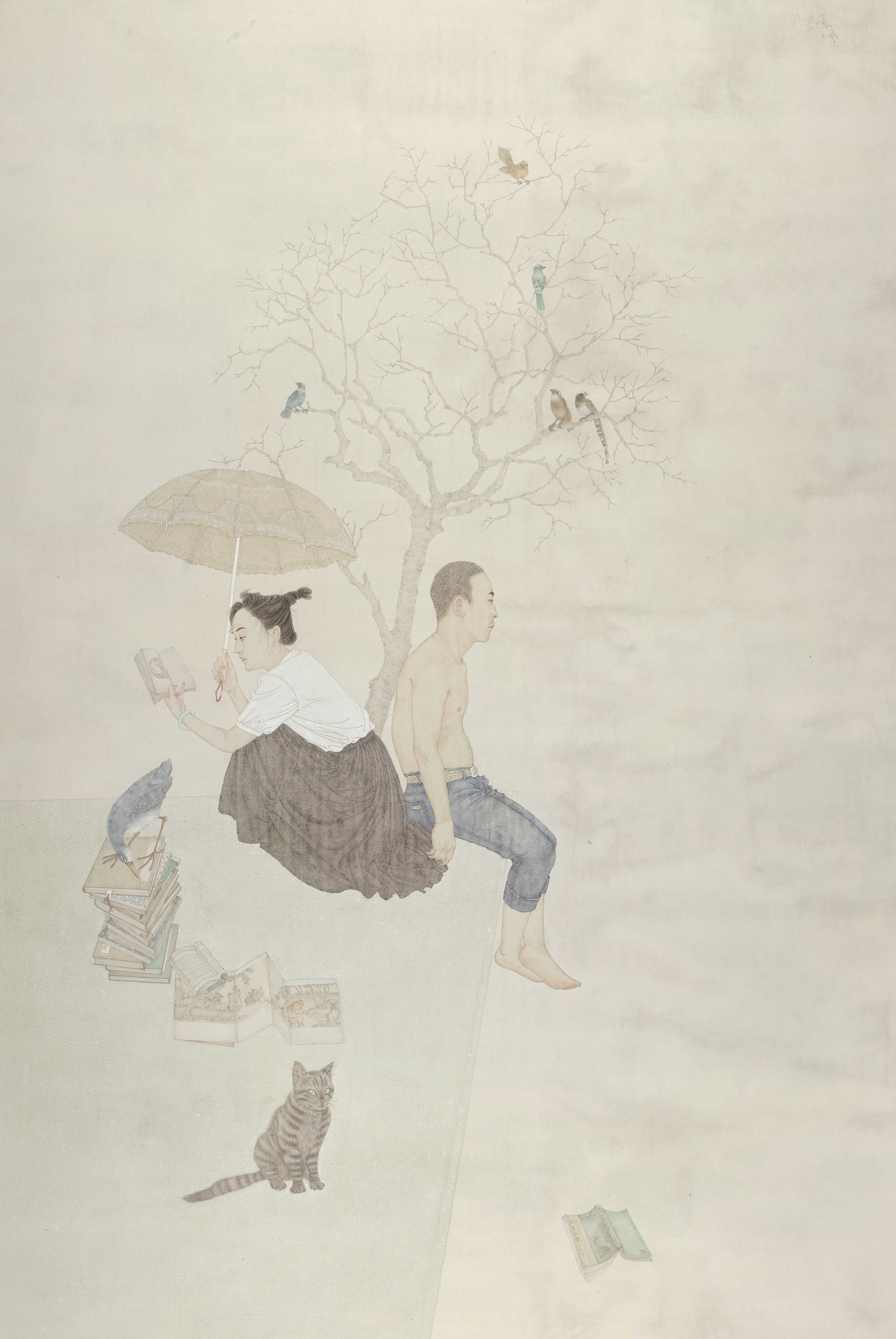 读之,210x160cm-入选第七届全国画院作品展、2021.jpg