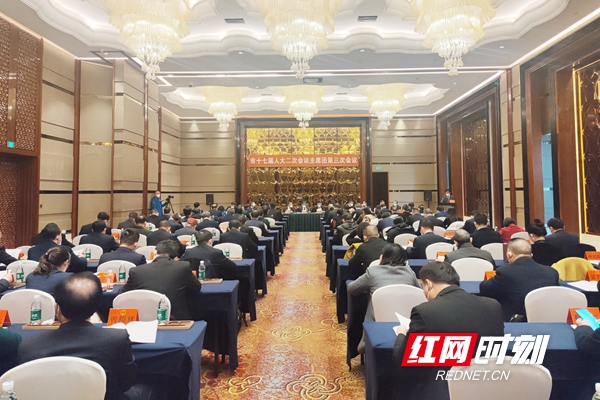 邵阳市十七届人大二次会议主席团举行第三次会议(图1)