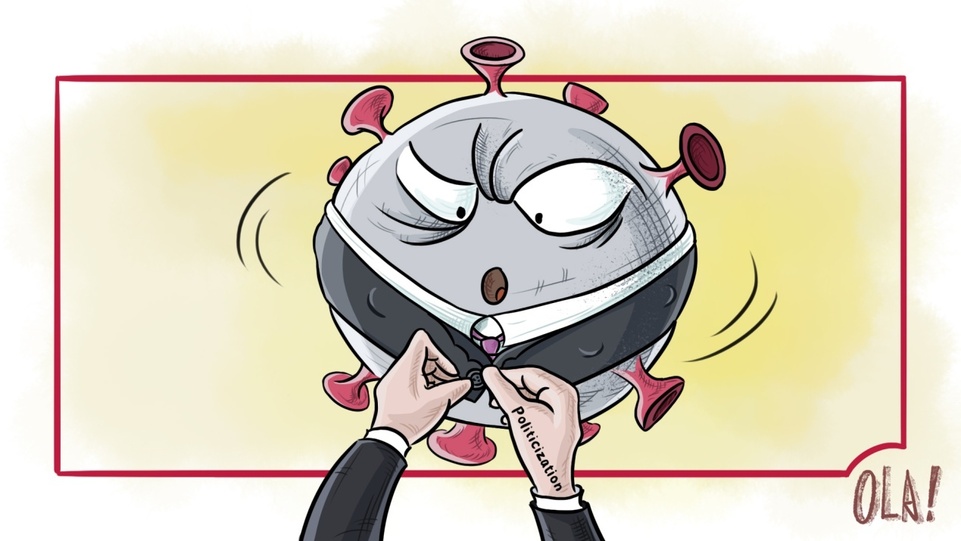 （热点观察 漫评）对疫情的“政治操弄”有违科学事实_fororder_image001