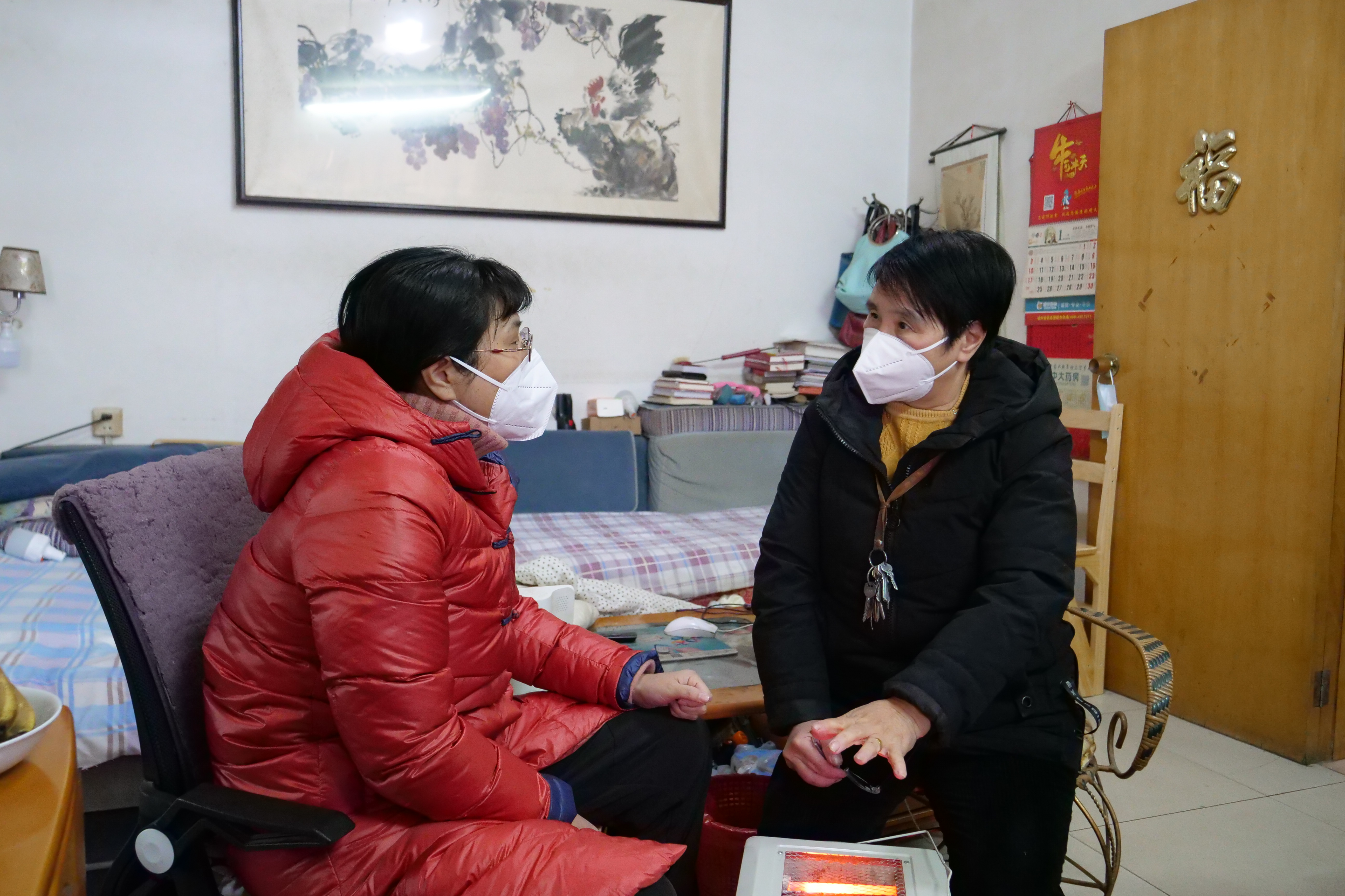 易勇、兰利华等县领导春节前走访慰问退休干部