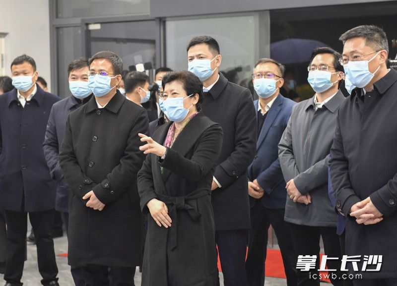 吴桂英在浏阳经开区的九典制药股份有限公司调研。