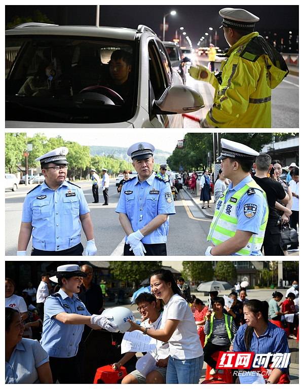 津市公安交警大队开展路面整治和交通安全宣讲.jpg