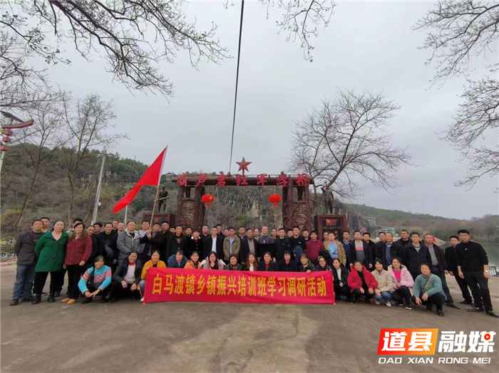 道县白马渡镇：开展党员干部乡村振兴培训班调研学习活动01_副本.png