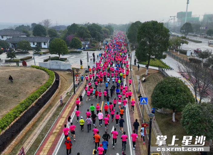 图为马拉松比赛现场。 供图