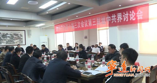 【聚焦两会】宁远：杨康参加政协宁远县十届委员会第三次会议中共界讨论会_副本500.jpg