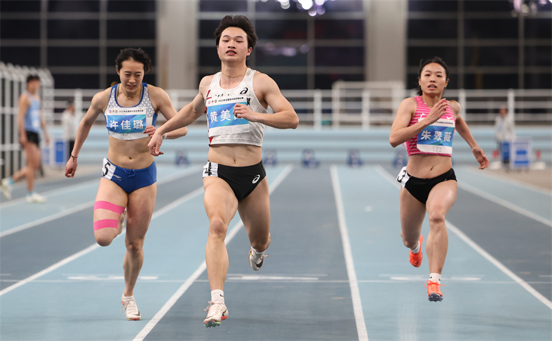 7秒28！“湘妹子”黄美霞获全国室内锦标赛女子60米冠军