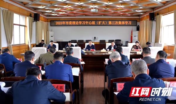 邵阳市委理论学习中心组（扩大）举行2023年第三次集体学习