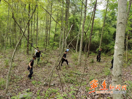 宁远：老人采菇迷失深山  警民联合搜山救援_副本500.jpg