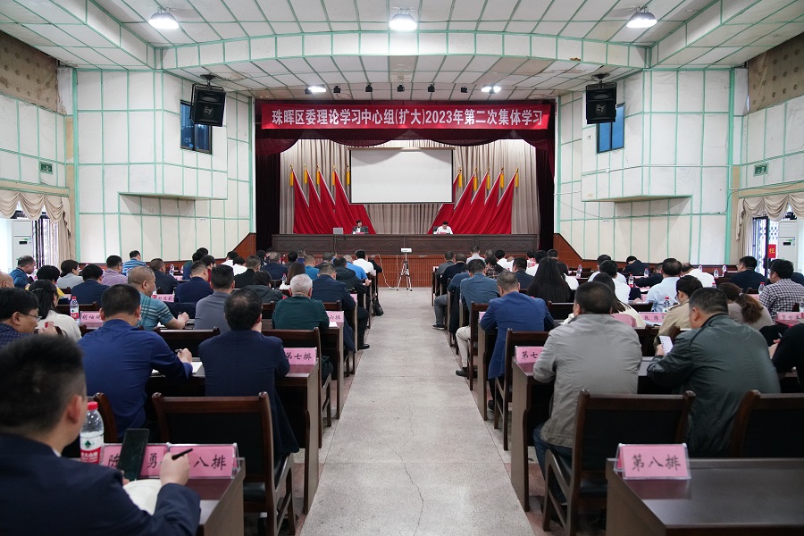珠晖区委理论学习中心组举行2023年第二次集体学习