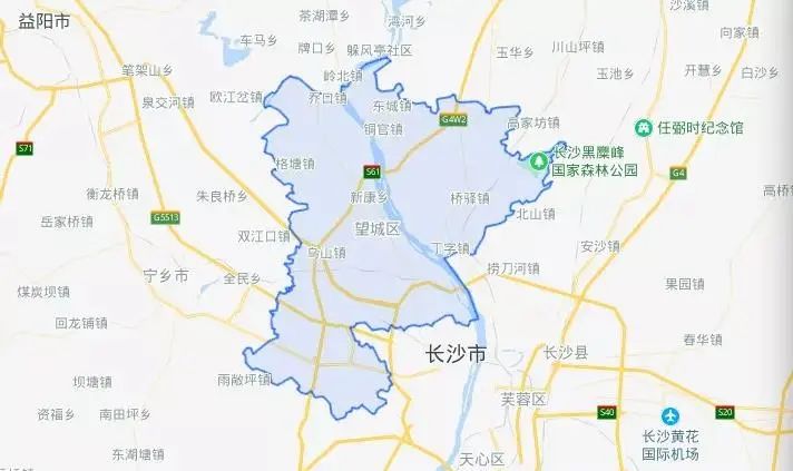 长沙望城区一江两岸概况 望城区城市概况(图2)