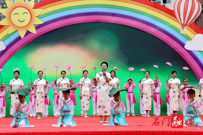 石门四中：社团活动落地生花 “六一”展演精彩纷呈1.jpg
