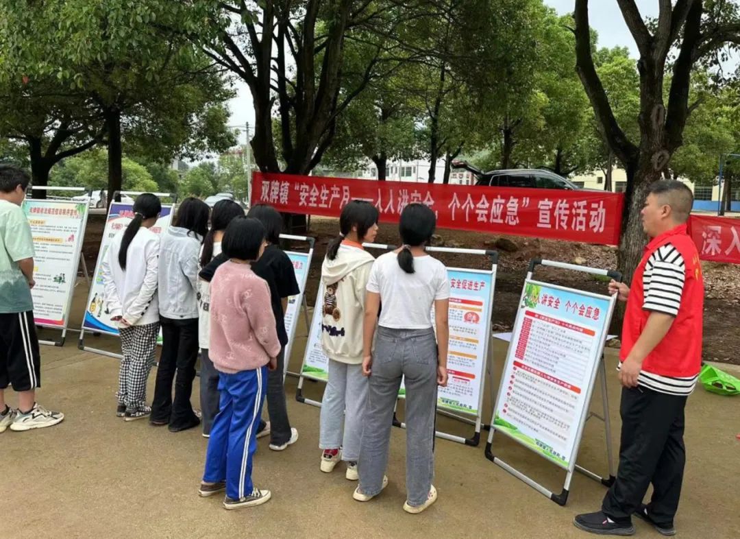 双牌镇积极开展“安全生产月”宣传活动(图1)