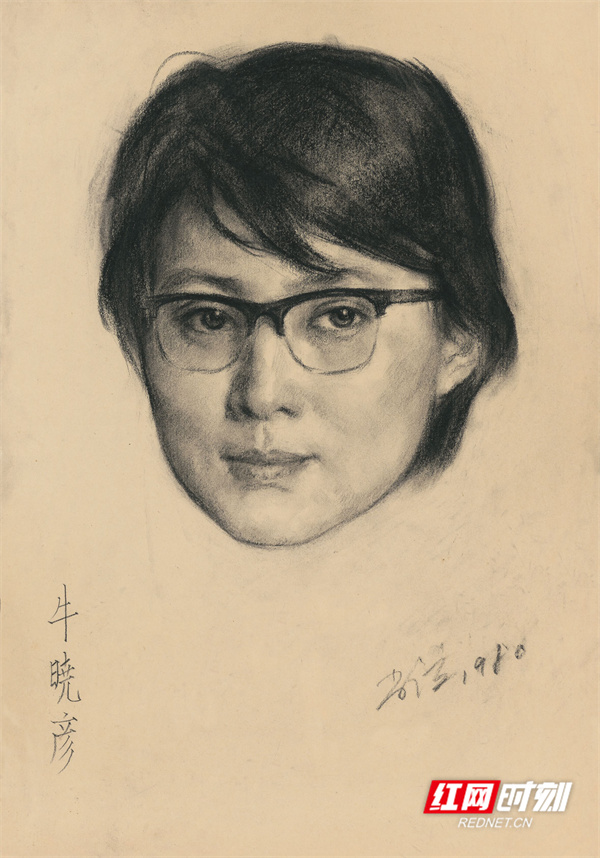 牛晓彦，素描，38.6cmx26.8cm，1980年.jpg