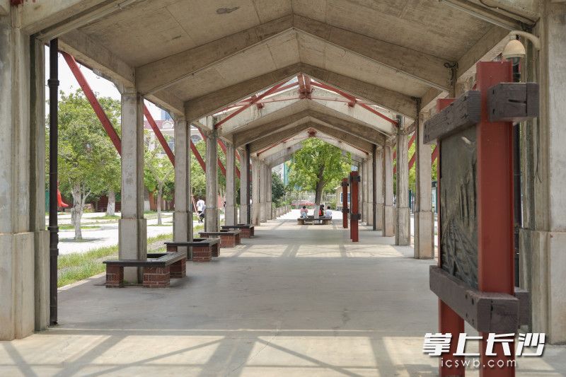 位于湘江边的老火车南站旧址。  均为长沙晚报全媒体记者刘晓敏摄