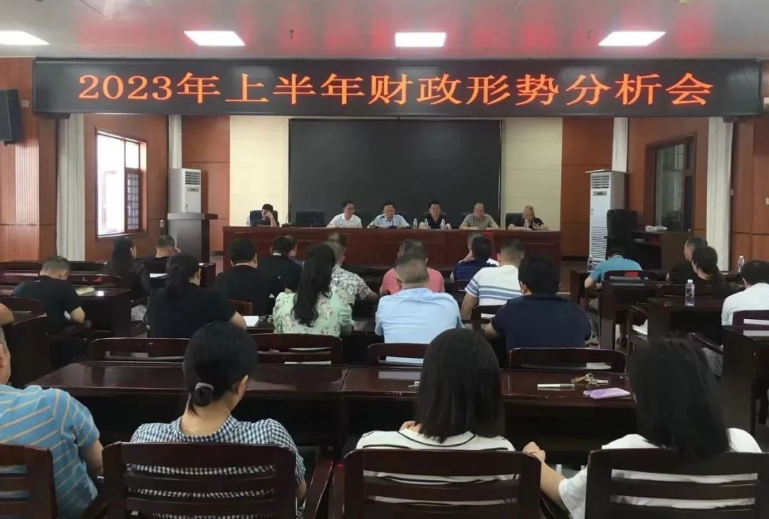 武冈市财政局召开上半年财政形势分析会(图1)