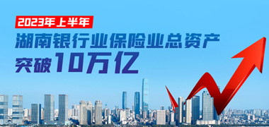 专题丨湖南银行业保险业总资产突破10万亿元！