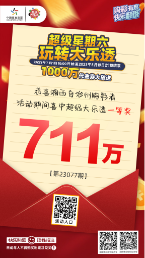 我省喜中超级大乐透711万元头奖的购彩者来领奖啦2.png