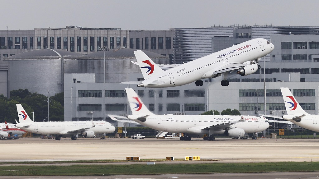 China Eastern Airlines' second C919 aircraft, with a registration number of B-919C, takes off from Shanghai Hongqiao International Airport, August 2, 2023. /CFP