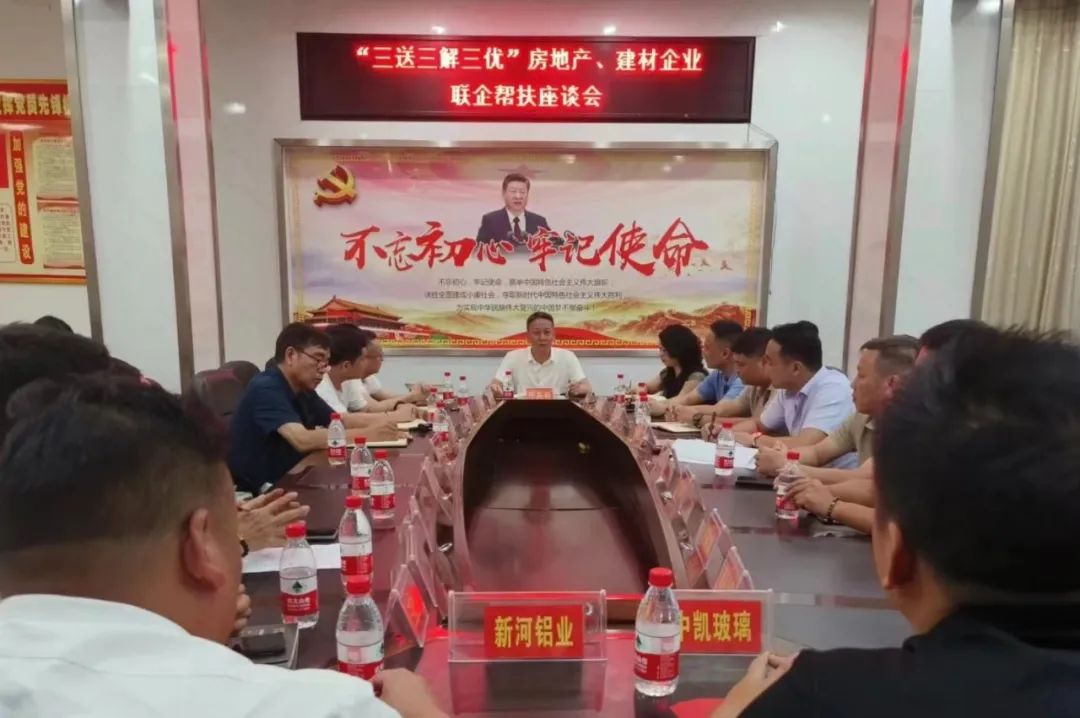 武冈市住建局召开“三送三解三优”联企帮扶座谈会(图2)